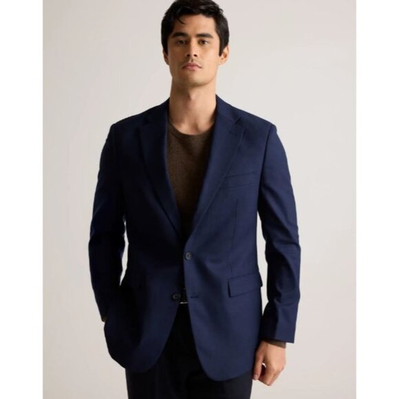 Quince  Stretch Wool Blazer Navy XX-Large NWT - Picture 1 of 14